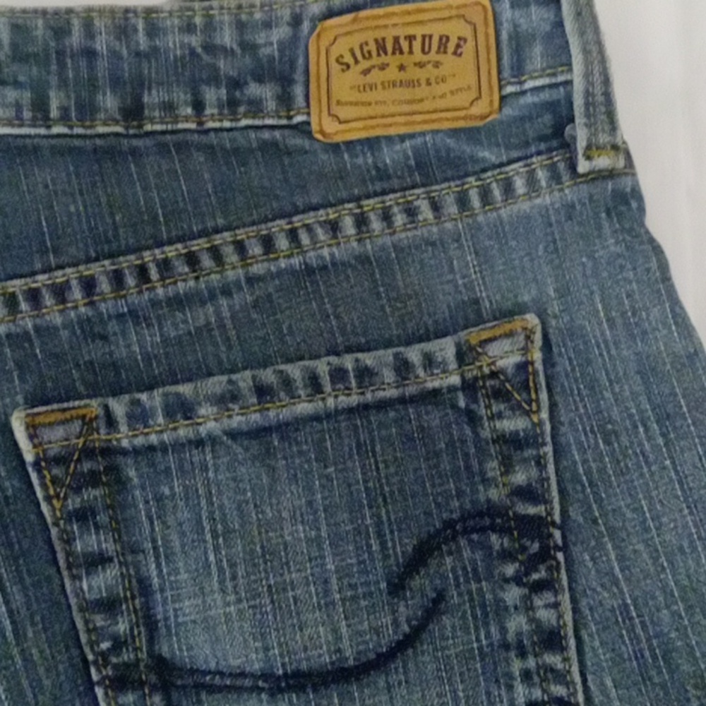 Womens Levi's Signature LOW RISE Bootcut Jeans - Picture 6 of 10